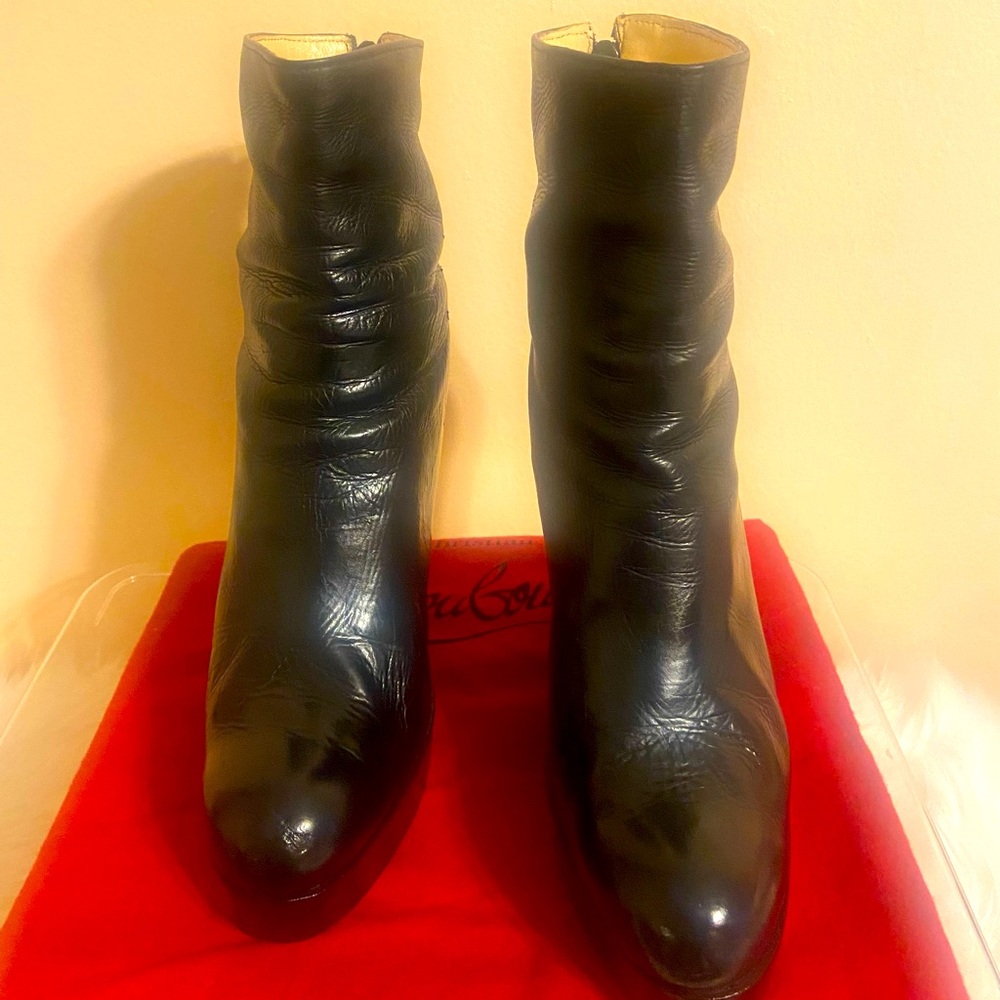 Christian Louboutin Ankle Wedge Boots